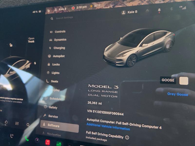 Aukcja sprzedaży 2025 Tesla Model 3, vin: 5YJ3E1EB9SF060944, numer aukcji: 46440036