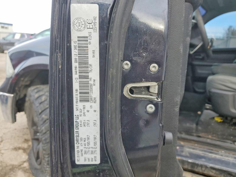 Aukcja sprzedaży 2013 Ram 1500, vin: 1C6RR7FT1DS589987, numer aukcji: 79937185