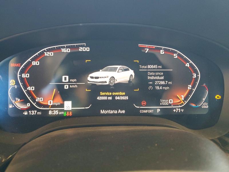 Продажа на аукционе авто 2020 Bmw 530, vin: WBAJR3C03LCE66919, номер лота: 47173236