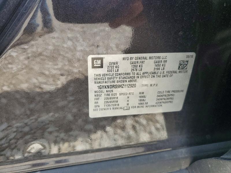 Продажа на аукционе авто 2017 Cadillac Xt5, vin: 1GYKNDRS9HZ112920, номер лота: 47778916