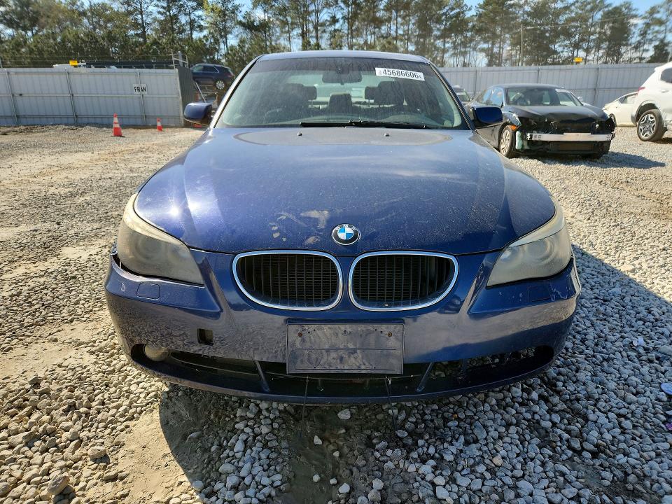 2004 Bmw 525 მანქანა იყიდება აუქციონზე, vin: WBANA53594B854676, აუქციონის ნომერი: 45686606