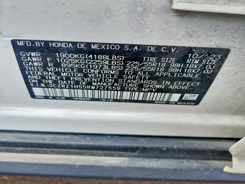 Продаж на аукціоні авто 2024 Honda Hr-v, vin: 3CZRZ1H55RM727559, номер лоту: 45581316