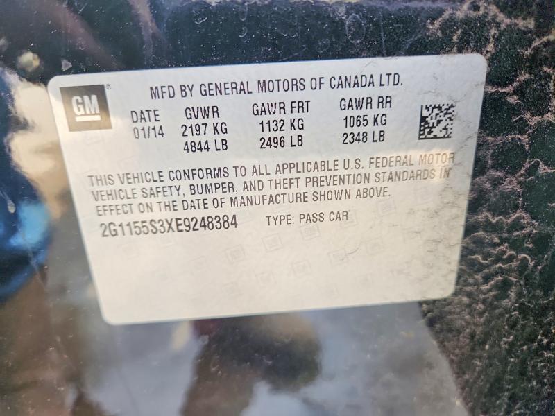 Продаж на аукціоні авто 2014 Chevrolet Impala, vin: 2G1155S3XE9248384, номер лоту: 79750855