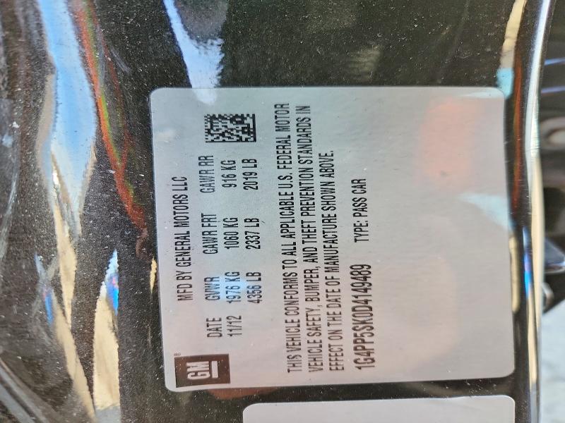 Aukcja sprzedaży 2013 Buick Verano, vin: 1G4PP5SK0D4149489, numer aukcji: 46431696