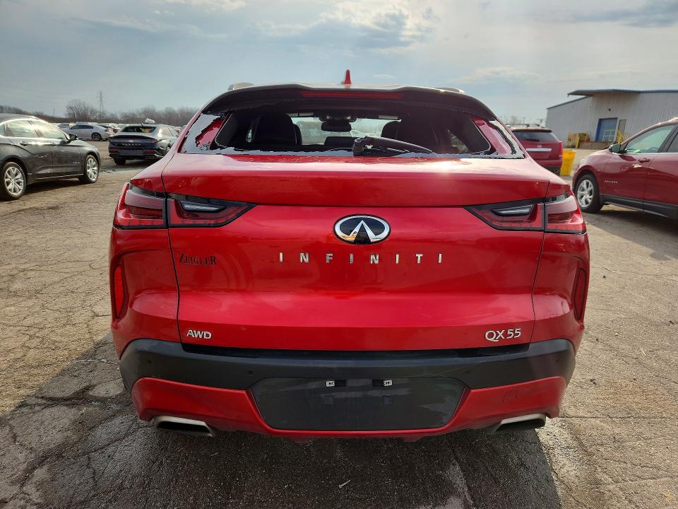2022 Infiniti Qx55 მანქანა იყიდება აუქციონზე, vin: 3PCAJ5K31NF102910, აუქციონის ნომერი: 47590136