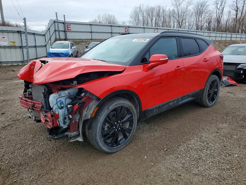 Продаж на аукціоні авто 2022 Chevrolet Blazer, vin: 3GNKBKRSXNS221163, номер лоту: 41922296