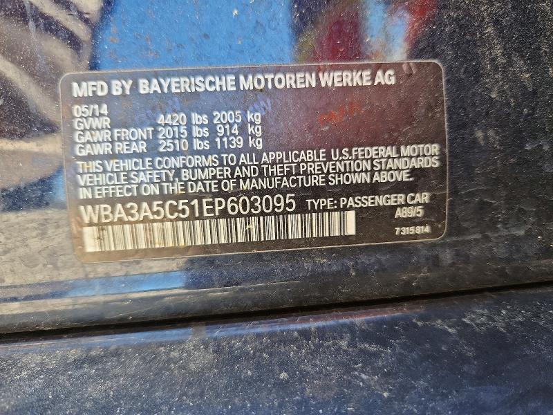 Aukcja sprzedaży 2014 Bmw 328, vin: WBA3A5C51EP603095, numer aukcji: 46690026