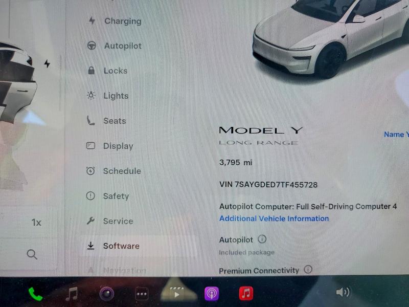 46687546 :رقم المزاد ، 7SAYGDED7TF455728 vin ، 2026 Tesla Model Y مزاد بيع