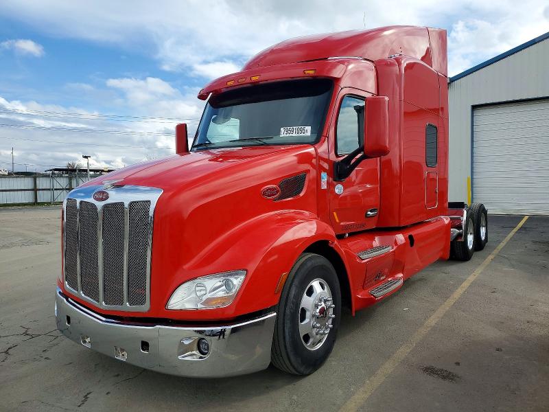 79591095 :رقم المزاد ، 1XPBD49X6KD650773 vin ، 2019 Peterbilt Tractor 579 مزاد بيع