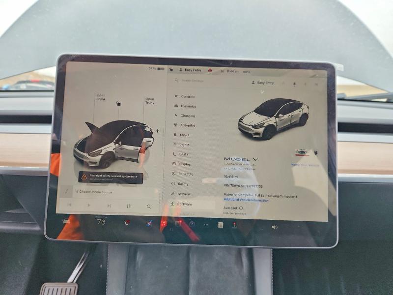Aukcja sprzedaży 2025 Tesla Model Y, vin: 7SAYGAEE1SF287753, numer aukcji: 47584736