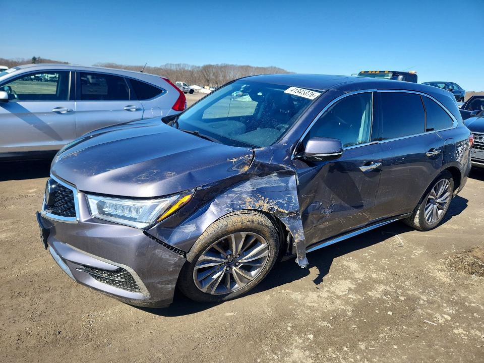 2018 Acura Mdx მანქანა იყიდება აუქციონზე, vin: 5J8YD4H57JL016938, აუქციონის ნომერი: 41945876