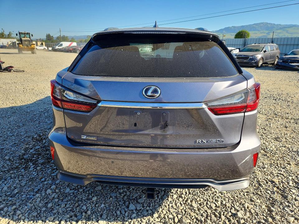 2017 Lexus Rx 450h მანქანა იყიდება აუქციონზე, vin: 2T2BGMCA1HC019346, აუქციონის ნომერი: 46431076