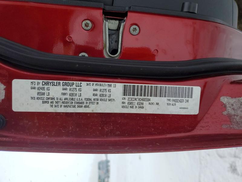 45999846 :رقم المزاد ، 2C3CCAKT0DH665584 vin ، 2013 Chrysler 300c مزاد بيع