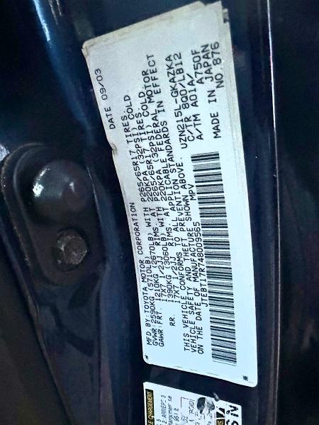 47843506 :رقم المزاد ، JTEBT17R748009565 vin ، 2004 Toyota 4runner مزاد بيع