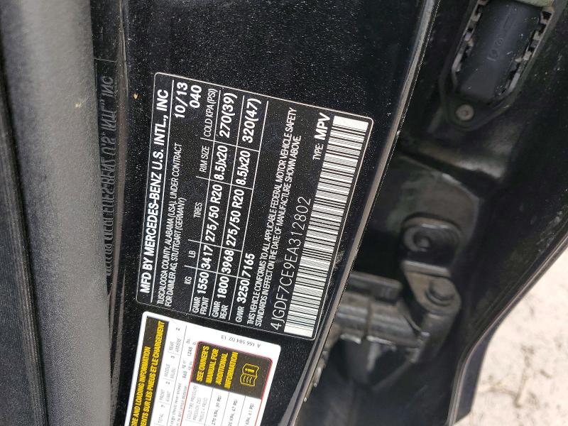 Продажа на аукционе авто 2014 Mercedes-benz Gl, vin: 4JGDF7CE9EA312802, номер лота: 79314755