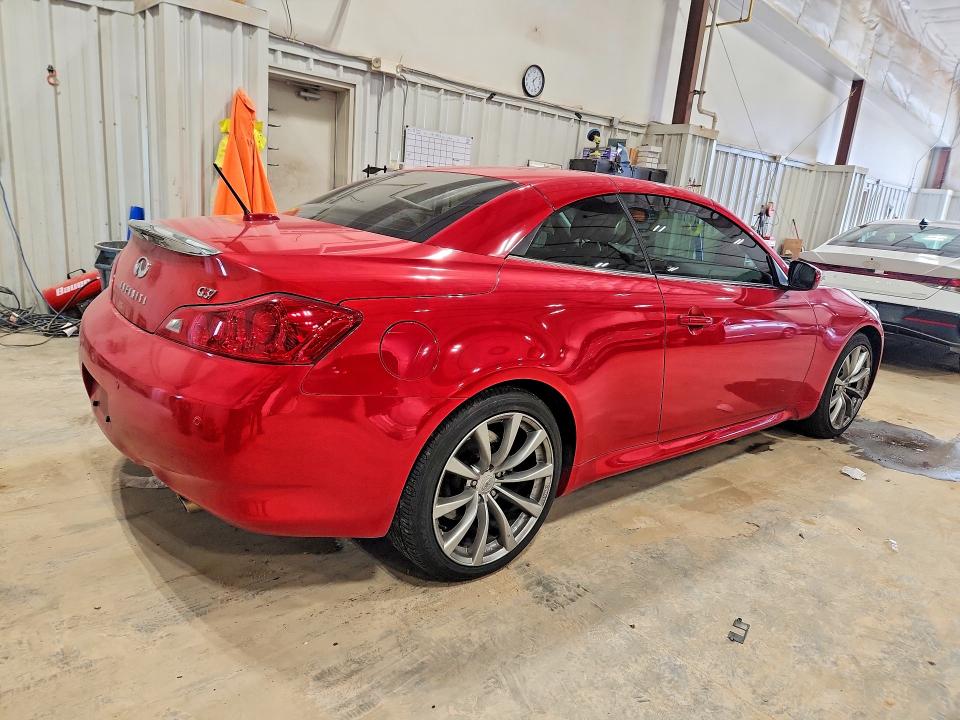 47135696 :رقم المزاد ، JN1CV6FE1AM351873 vin ، 2010 Infiniti G37 Convertible مزاد بيع