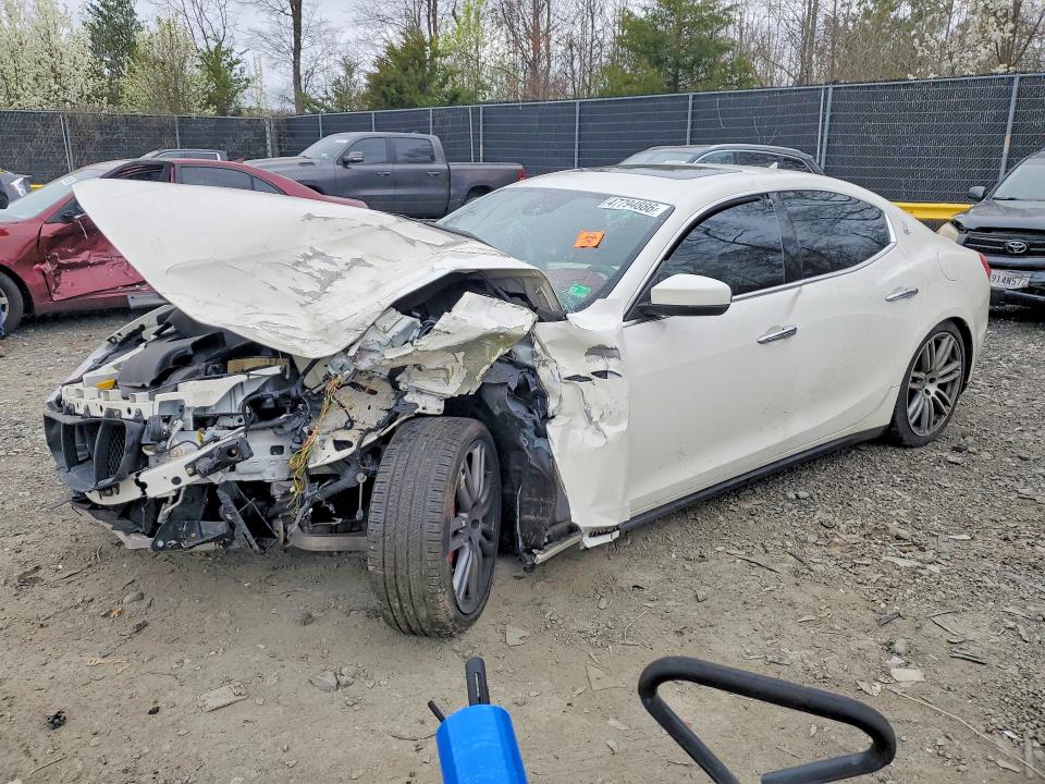 Продажа на аукционе авто 2017 Maserati Ghibli, vin: ZAM57XSL7H1248779, номер лота: 47794886