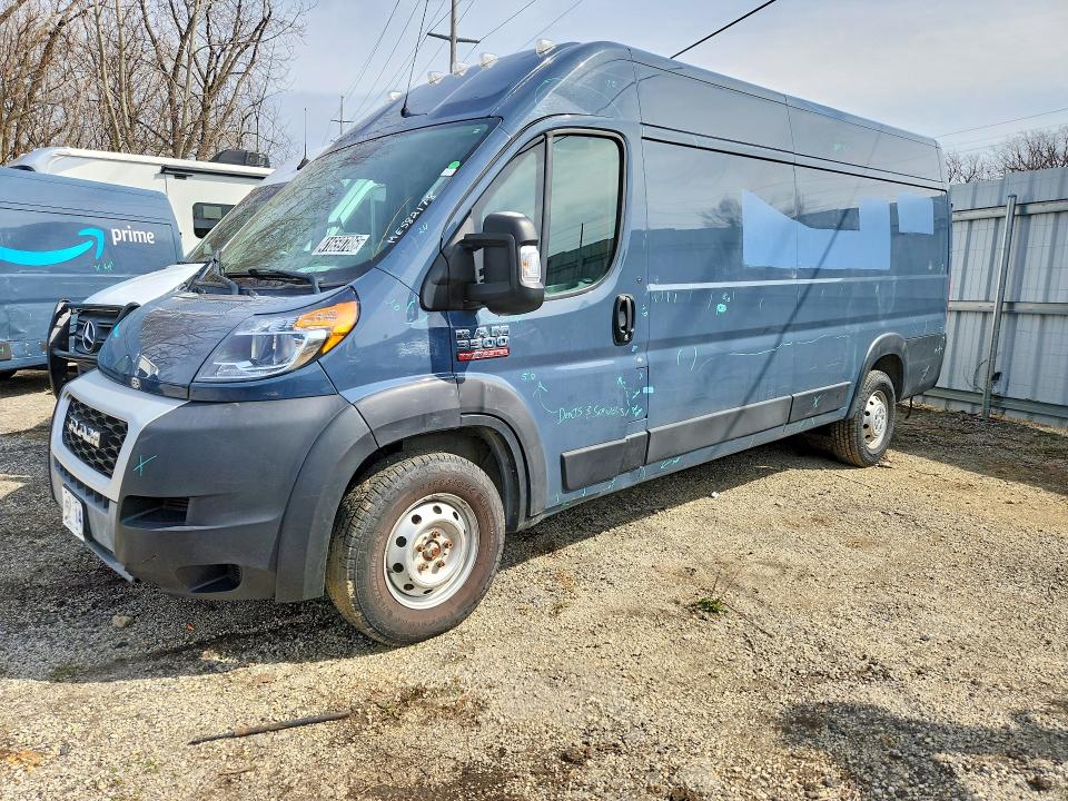 Продаж на аукціоні авто 2021 Ram Promaster 3500, vin: 3C6MRVJG5ME582178, номер лоту: 41659786