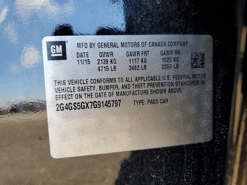 2016 Buick Regal მანქანა იყიდება აუქციონზე, vin: 2G4GS5GX7G9145797, აუქციონის ნომერი: 47123046