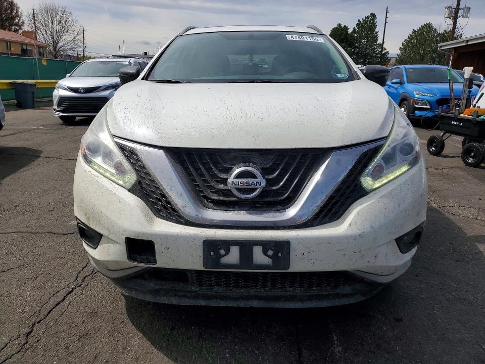2017 Nissan Murano მანქანა იყიდება აუქციონზე, vin: 5N1AZ2MG1HN173050, აუქციონის ნომერი: 47401156