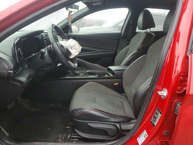 46044746 :رقم المزاد ، KMHLR4AF2NU296812 vin ، 2022 Hyundai Elantra مزاد بيع