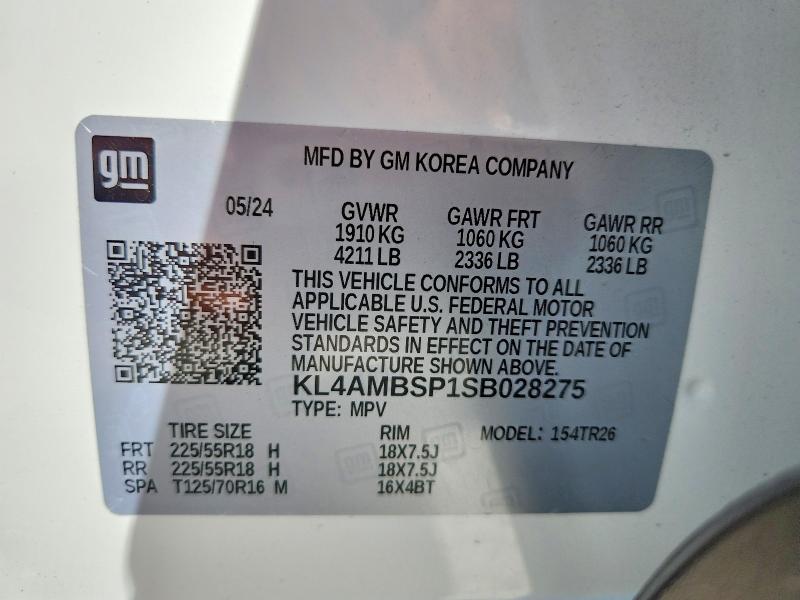 Aukcja sprzedaży 2025 Buick Encore Gx, vin: KL4AMBSP1SB028275, numer aukcji: 47243326