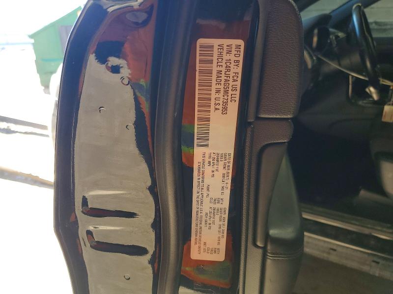 79521735 :رقم المزاد ، 1C4RJFAG5MC735953 vin ، 2021 Jeep Grand Cherokee مزاد بيع