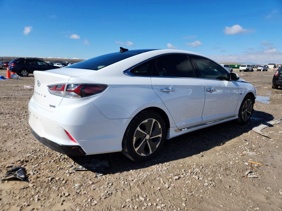 2018 Hyundai Sonata Hybrid მანქანა იყიდება აუქციონზე, vin: KMHE34L30JA083477, აუქციონის ნომერი: 79408675