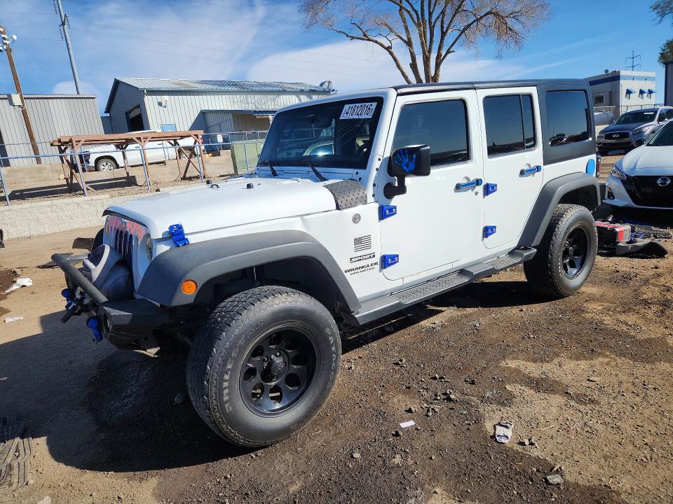 Aukcja sprzedaży 2016 Jeep Wrangler Unlimited, vin: 1C4BJWDG2GL209801, numer aukcji: 41812016