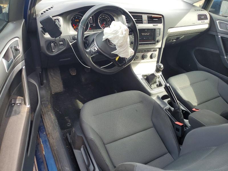 2016 Volkswagen Golf მანქანა იყიდება აუქციონზე, vin: 3VW817AU3GM005109, აუქციონის ნომერი: 46914496