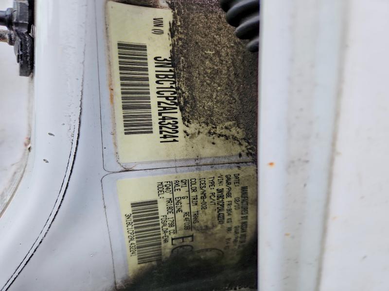 Продаж на аукціоні авто 2010 Nissan Versa, vin: 3N1BC1CP2AL432241, номер лоту: 46613066