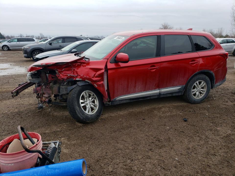 78868635 :رقم المزاد ، JA4AZ2A37JZ606840 vin ، 2018 Mitsubishi Outlander مزاد بيع