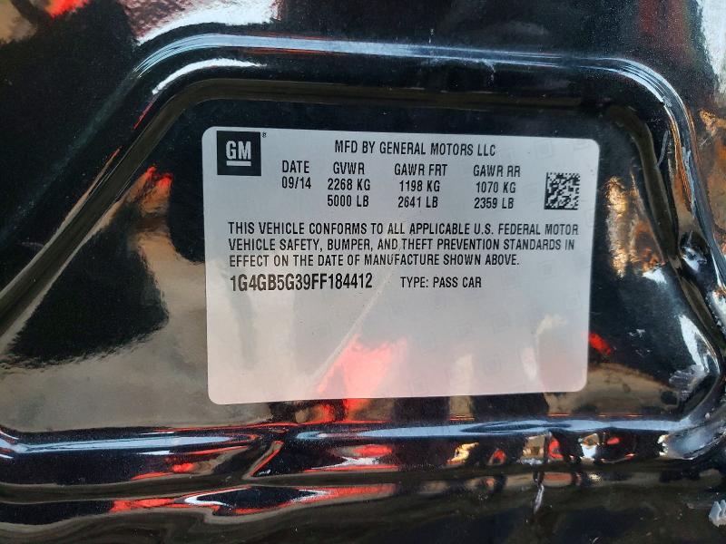 Продаж на аукціоні авто 2015 Buick Lacrosse, vin: 1G4GB5G39FF184412, номер лоту: 46550226