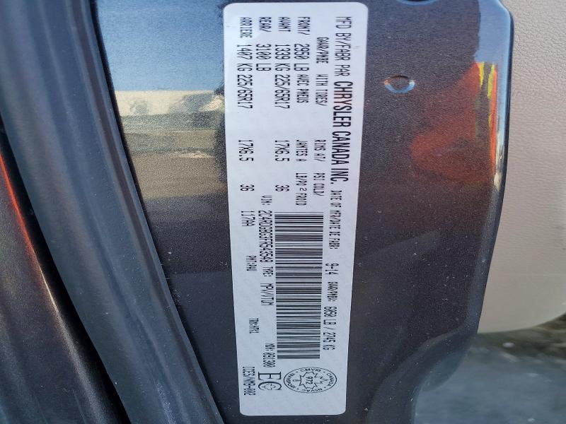 Auction sale of the 2015 Dodge Grand Caravan, vin: 2C4RDGBG3FR543548, lot number: 78347095