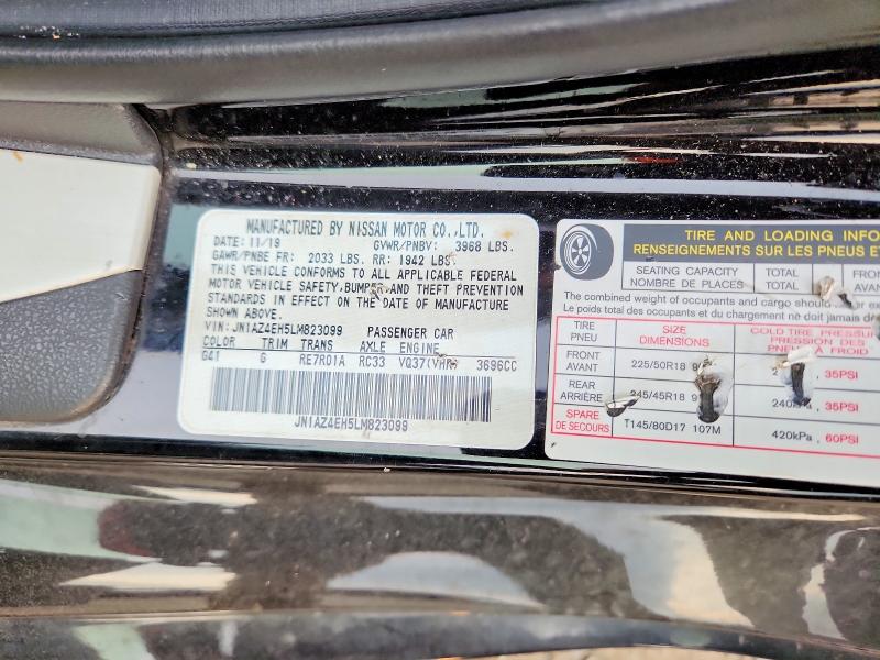 Продаж на аукціоні авто 2020 Nissan 370z, vin: JN1AZ4EH5LM823099, номер лоту: 47330686