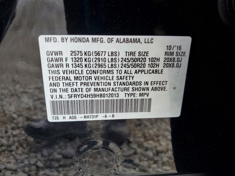 Продажа на аукционе авто 2017 Acura Mdx, vin: 5FRYD4H59HB012013, номер лота: 46138216