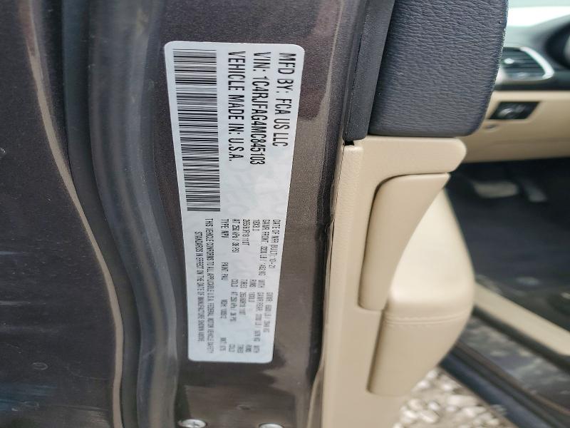 46372586 :رقم المزاد ، 1C4RJFAG4MC845103 vin ، 2021 Jeep Grand Cherokee مزاد بيع