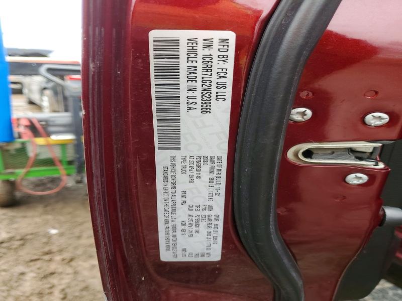 Продаж на аукціоні авто 2022 Ram 1500 Classic, vin: 1C6RR7LG2NS239566, номер лоту: 78960655