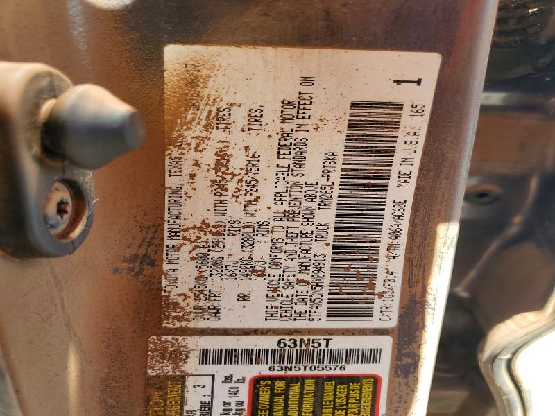 48348556 :رقم المزاد ، 5TFAX5GN5HX094913 vin ، 2017 Toyota Tacoma مزاد بيع