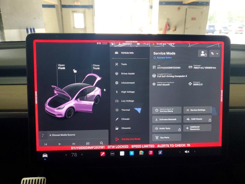 Продаж на аукціоні авто 2021 Tesla Model Y, vin: 5YJYGDEE8MF253181, номер лоту: 41757126