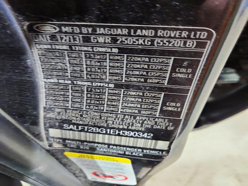 45527866 :رقم المزاد ، SALFT2BG1EH390342 vin ، 2014 Land Range Rove مزاد بيع