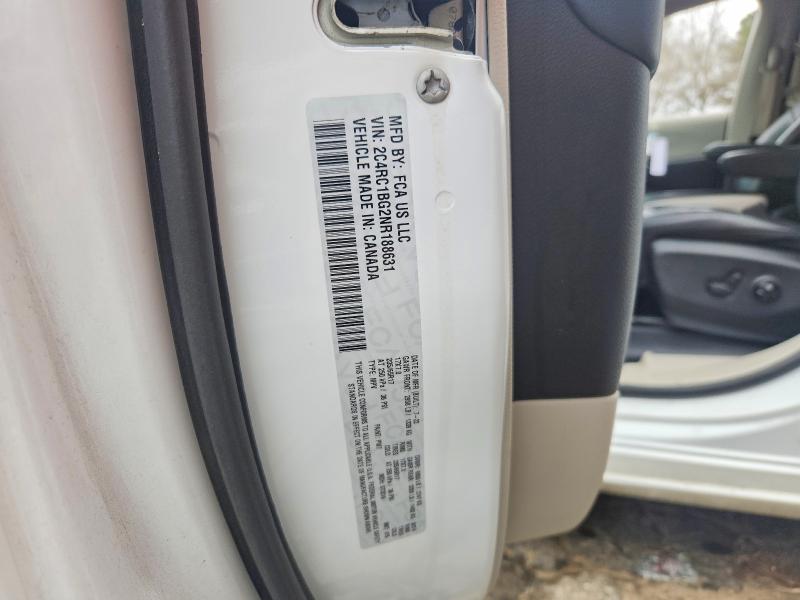 79537985 :رقم المزاد ، 2C4RC1BG2NR188631 vin ، 2022 Chrysler Pacifica مزاد بيع