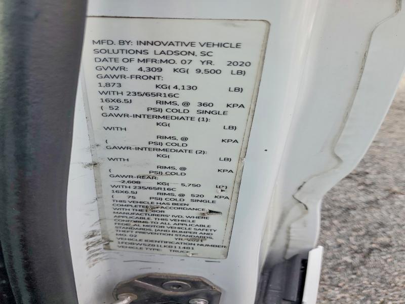 79971825 :رقم المزاد ، 1FDBW5Z81LKB11481 vin ، 2020 Ford Transit مزاد بيع