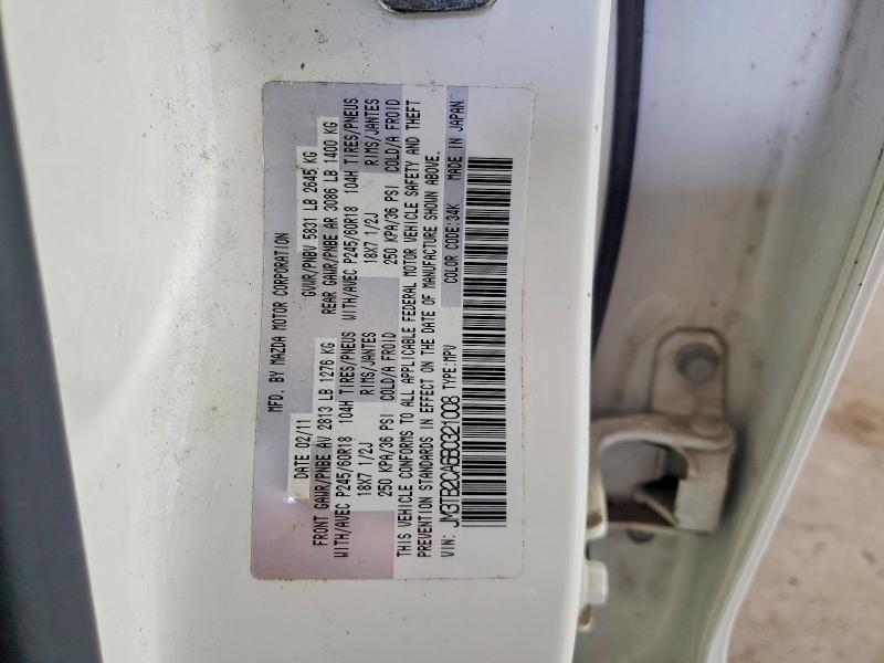 Продажа на аукционе авто 2011 Mazda Cx-9, vin: JM3TB2CA6B0321008, номер лота: 48352956