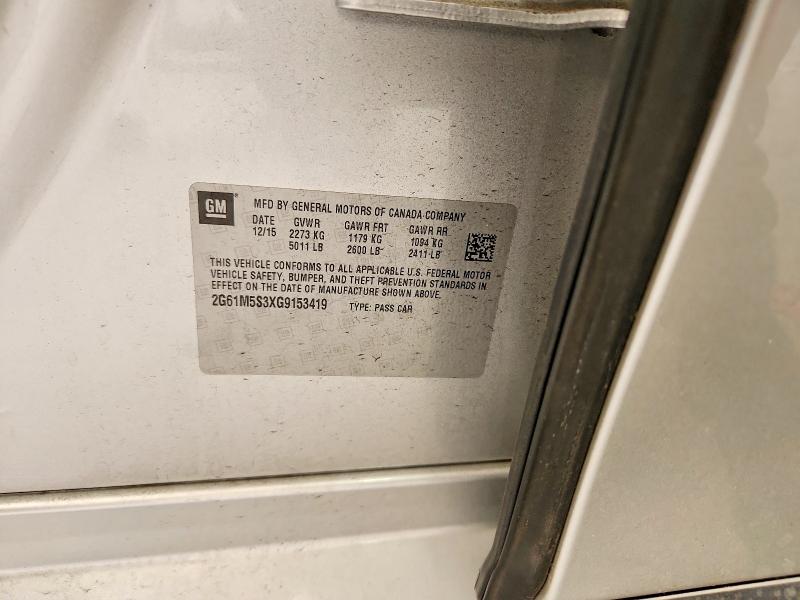 2016 Cadillac Xts მანქანა იყიდება აუქციონზე, vin: 2G61M5S3XG9153419, აუქციონის ნომერი: 47470336