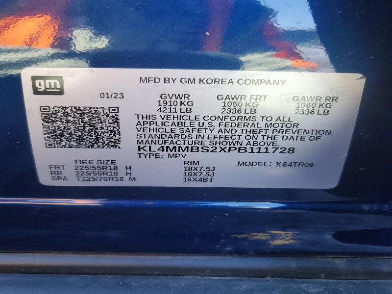 46681356 :رقم المزاد ، KL4MMBS2XPB111728 vin ، 2023 Buick Encore Gx مزاد بيع