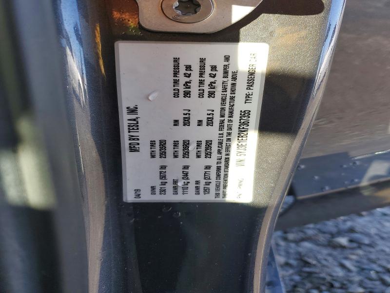 Продажа на аукционе авто 2019 Tesla Model 3, vin: 5YJ3E1EB2KF367355, номер лота: 47319806