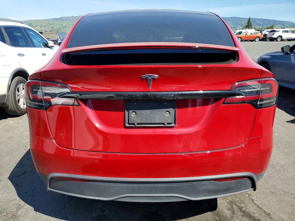 2022 Tesla Model X მანქანა იყიდება აუქციონზე, vin: 7SAXCDE51NF341856, აუქციონის ნომერი: 46244836
