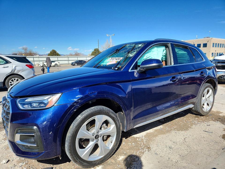 Продаж на аукціоні авто 2021 Audi Q5, vin: WA1BAAFY7M2046776, номер лоту: 79121455