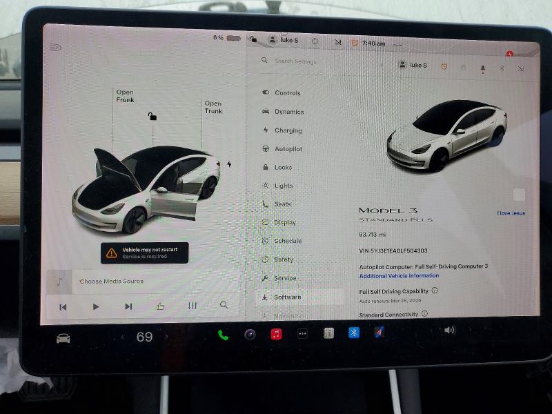 Aukcja sprzedaży 2020 Tesla Model 3, vin: 5YJ3E1EA0LF504303, numer aukcji: 47576036